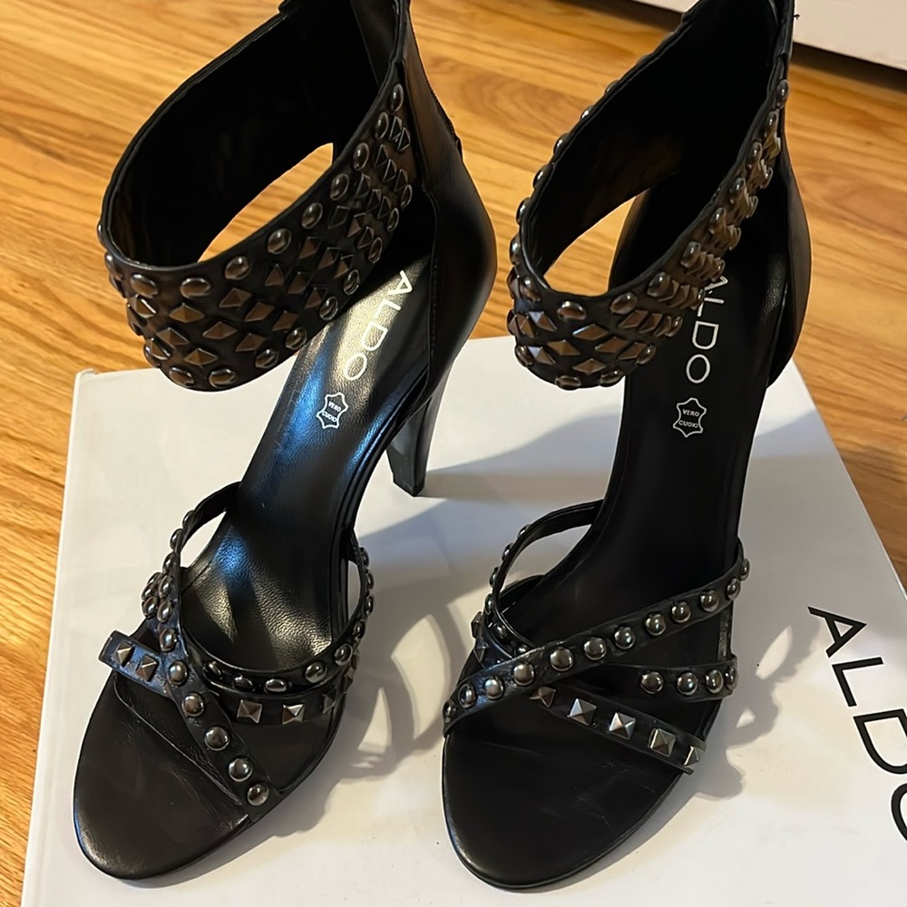 Leather heels